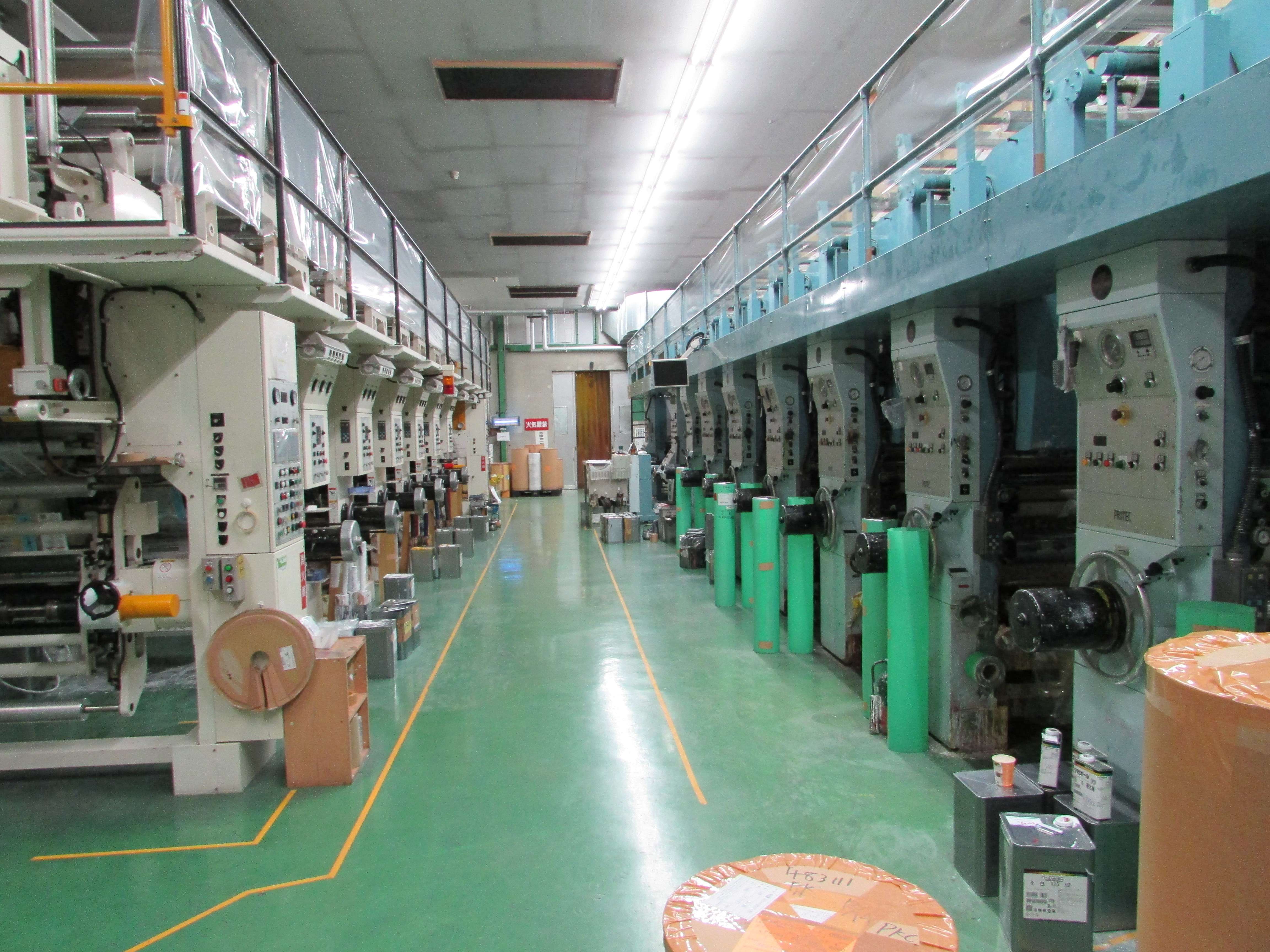 印刷工場 LED照明化